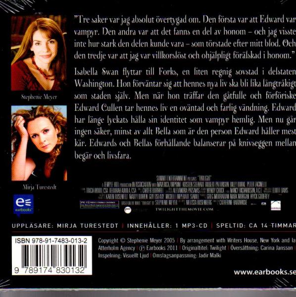 CD Hörbuch SCHWEDISCH Twilight Svenska Swedish Schweden NEU NEW